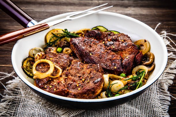 Blackened Cubed Steaks with Zoodles