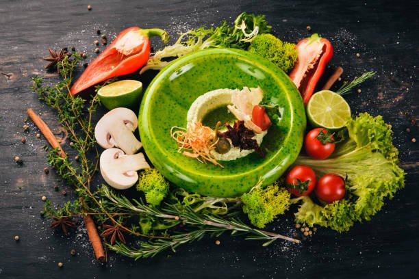 CRUDITÉ WITH GREEN GODDESS MOUSSE